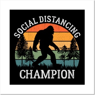 Social Distancing Champion Posters and Art